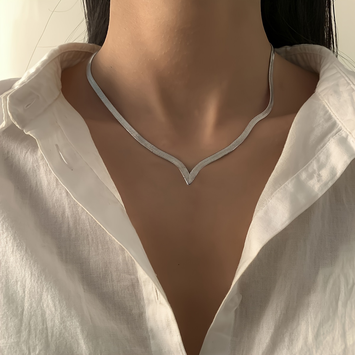 Minimalist Heart Shaped Necklace for Girlfriend